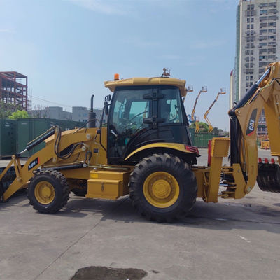 Máy đào cũ Caterpillar Backhoe Loader với hướng dẫn kỹ thuật từ xa suốt đời