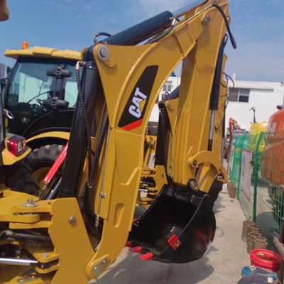 Máy đào cũ Caterpillar Backhoe Loader với hướng dẫn kỹ thuật từ xa suốt đời