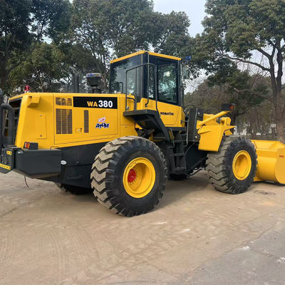 Komatsu WA380 Wheel Loader hàng đầu và cho các thương hiệu xuất khẩu 7.97m*2.78m*3.38m Chiều dài*chiều rộng*chiều cao