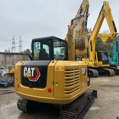 Máy đào Caterpillar đã qua sử dụng 5,6km / h Tốc độ và khả năng cơ động cho các trang web tái thiết đô thị bận rộn