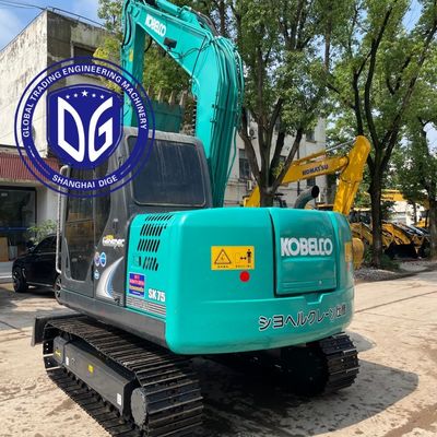 Được sử dụng Kobelco SK75 Excavator Track Moving Type Compact