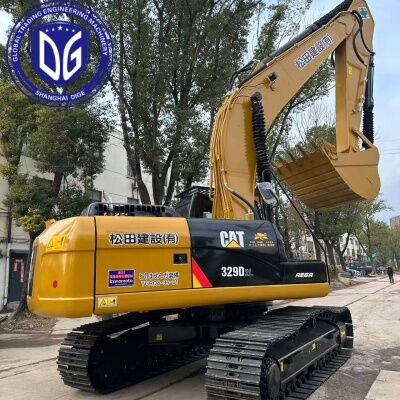 Máy xúc Caterpillar CAT 329 bán chạy tại Nhật Bản, Máy xúc thủy lực công suất lớn 29 Tấn Máy xúc đã qua sử dụng còn hàng