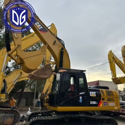 Máy xúc Caterpillar CAT 329 bán chạy tại Nhật Bản, Máy xúc thủy lực công suất lớn 29 Tấn Máy xúc đã qua sử dụng còn hàng