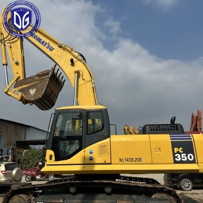 Nhật Bản Thợ đào Komatsu sử dụng PC350-7 Thợ đào thủy lực 35 tấn Thợ đào sử dụng trong kho