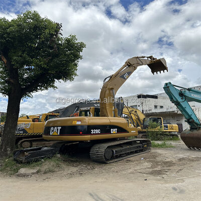 Caterpillar 320C 20t máy đào cũ trong kho với giá tốt nhất Xăng chắc chắn bền mạnh mẽ máy đào để bán