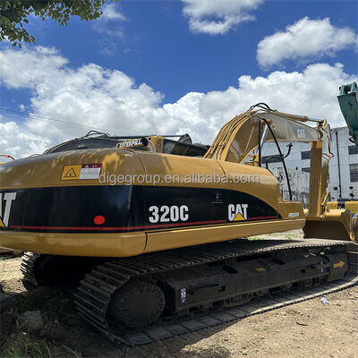 Caterpillar 320C 20t máy đào cũ trong kho với giá tốt nhất Xăng chắc chắn bền mạnh mẽ máy đào để bán