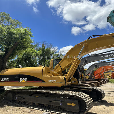 Caterpillar 320C 20t máy đào cũ trong kho với giá tốt nhất Xăng chắc chắn bền mạnh mẽ máy đào để bán