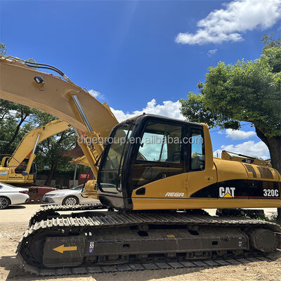 Caterpillar 320C 20t máy đào cũ trong kho với giá tốt nhất Xăng chắc chắn bền mạnh mẽ máy đào để bán