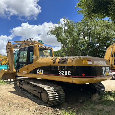 Caterpillar 320C 20t máy đào cũ trong kho với giá tốt nhất Xăng chắc chắn bền mạnh mẽ máy đào để bán