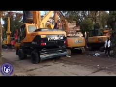 Hyundai 21 Ton Excavator Được sử dụng 210W-9 Hydraulic Wheel Excavator