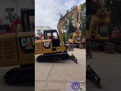 Được sử dụng 306E 6T Caterpillar Crawler Mini Excavator Hệ thống điều khiển phản ứng nhanh